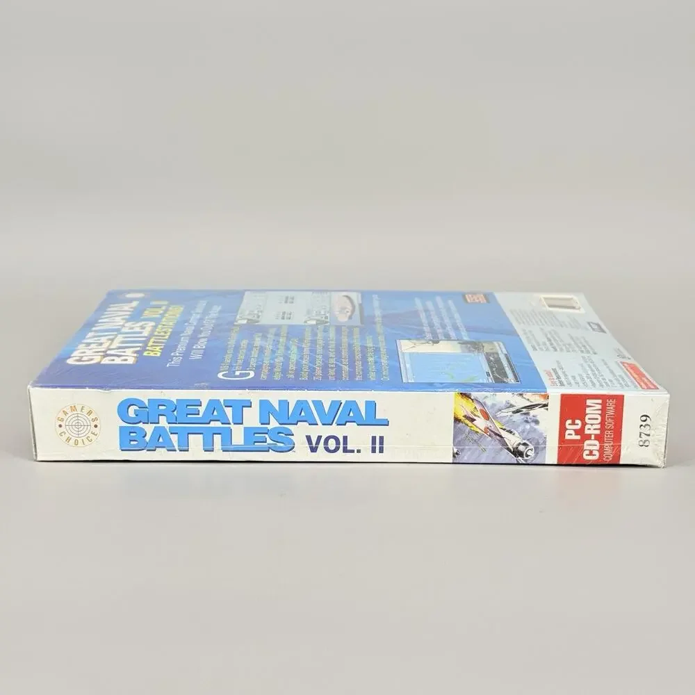 Great Naval Battles Vol 2 1995 Vintage War Game PC CD-ROM Computer Sealed